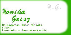 monika gaisz business card